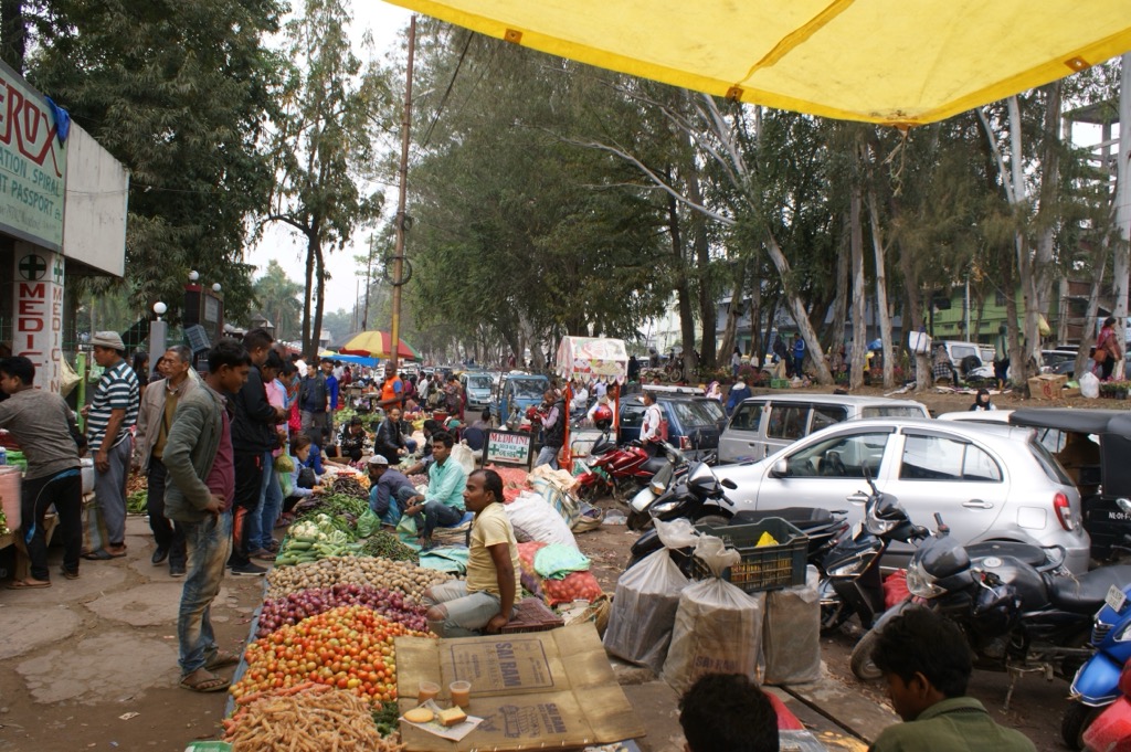 Markets in Dimapur. Nagaland