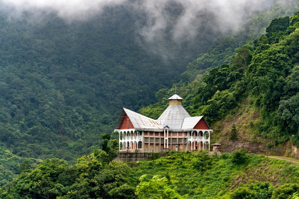 Khonoma hill station, Nagaland.