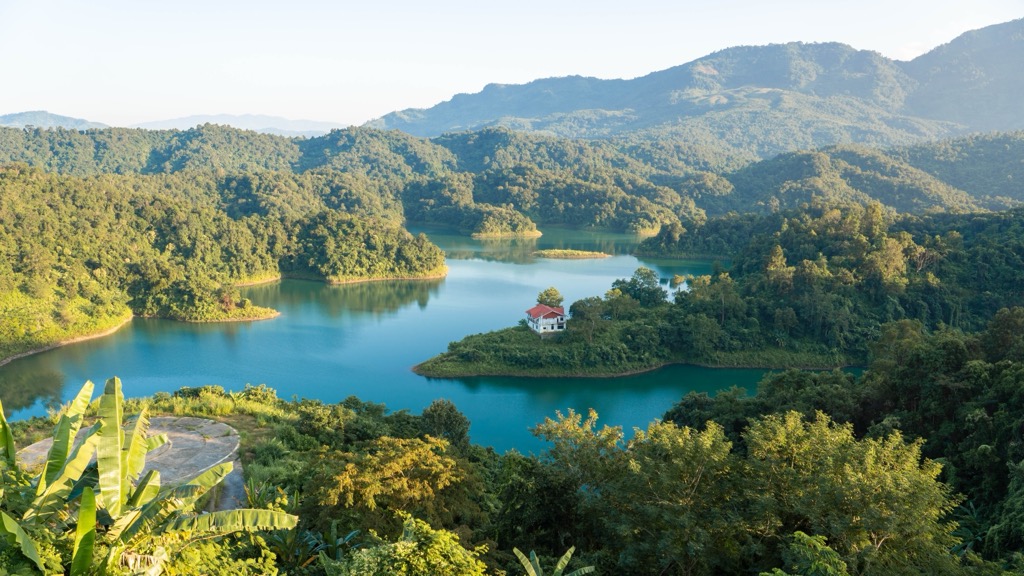 Doyang Reservoir in Wokha. Nagaland