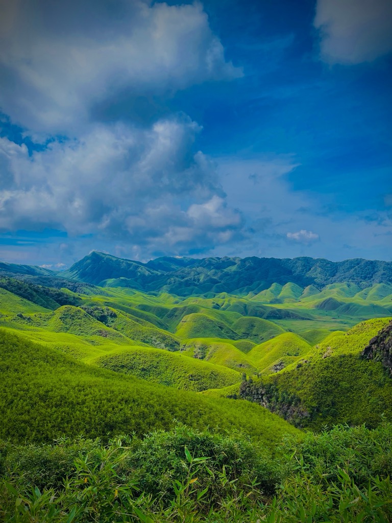 The valley is famous for its most verdant shade of green after rains. Nagaland