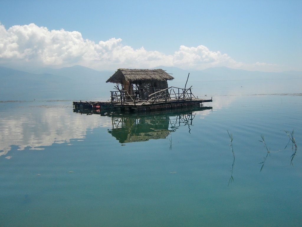 fisherman cabin, National Park Prespa