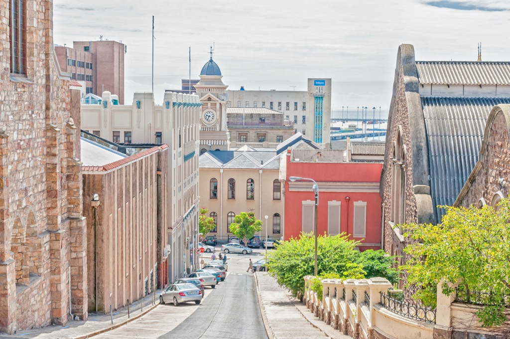 Downtown Gquberha. Nelson Mandela Bay