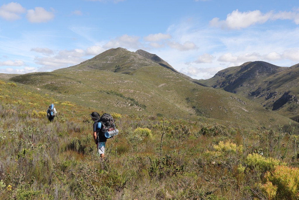Climbing Strydomsberg Mountain in the Groendal Nature Reserve near Kariega. Nelson Mandela Bay