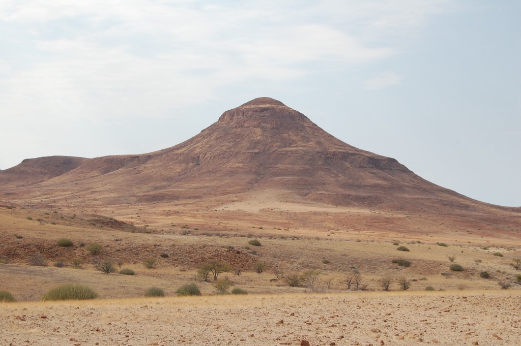 Wereldsend Mountain, literally “World’s End” in Afrikaans. It’s the one mountain I did climb in Namibia—we were there to do research, not climb mountains. It was a scramble through the desert to the top, where we could see the Atlantic Ocean. Photo: Sergei Poljak. Nomad-Friendly Countries for Mountain Lovers