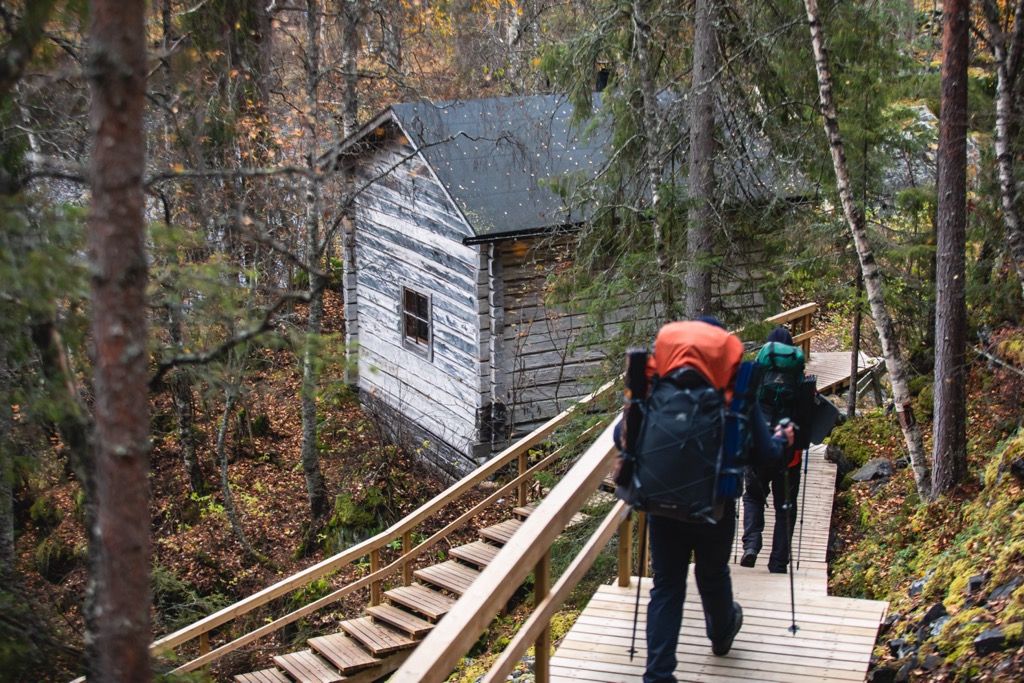 hiking, Oulanka National Park, North Ostrobothnia, Finland