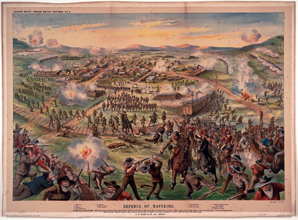 An artist’s impression of the Siege of Mahikeng during the Second Boer War. North West