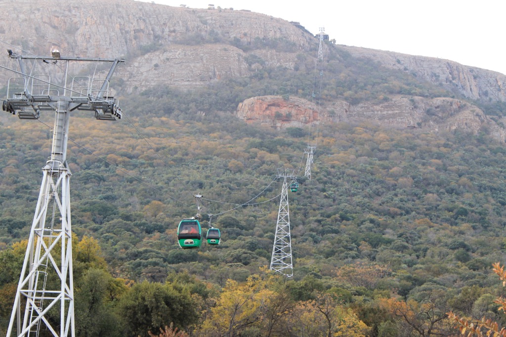 The Hartbeespoort Dam cable car. North West