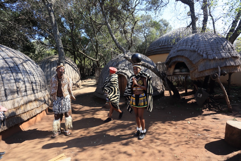 Lesedi Cultural Village within the Biosphere Reserve. North West