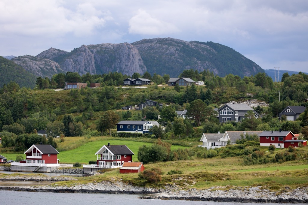 The Trøndelag coastline. Norway