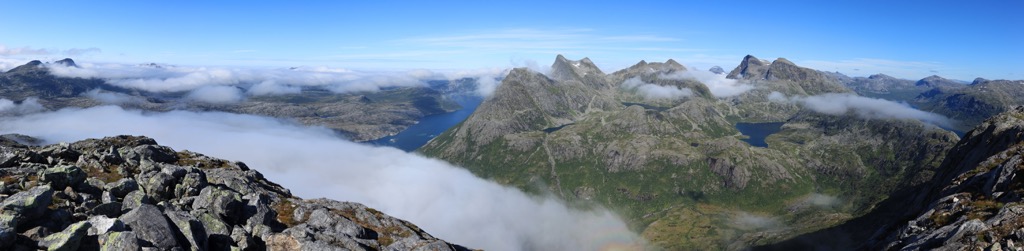Sjunkhatten National Park in Nordland County. Norway