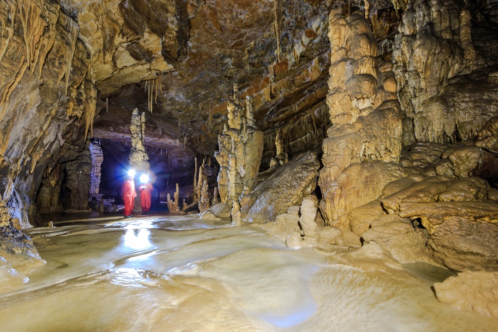 The Križna Jama cave. Notranjska Regional Park