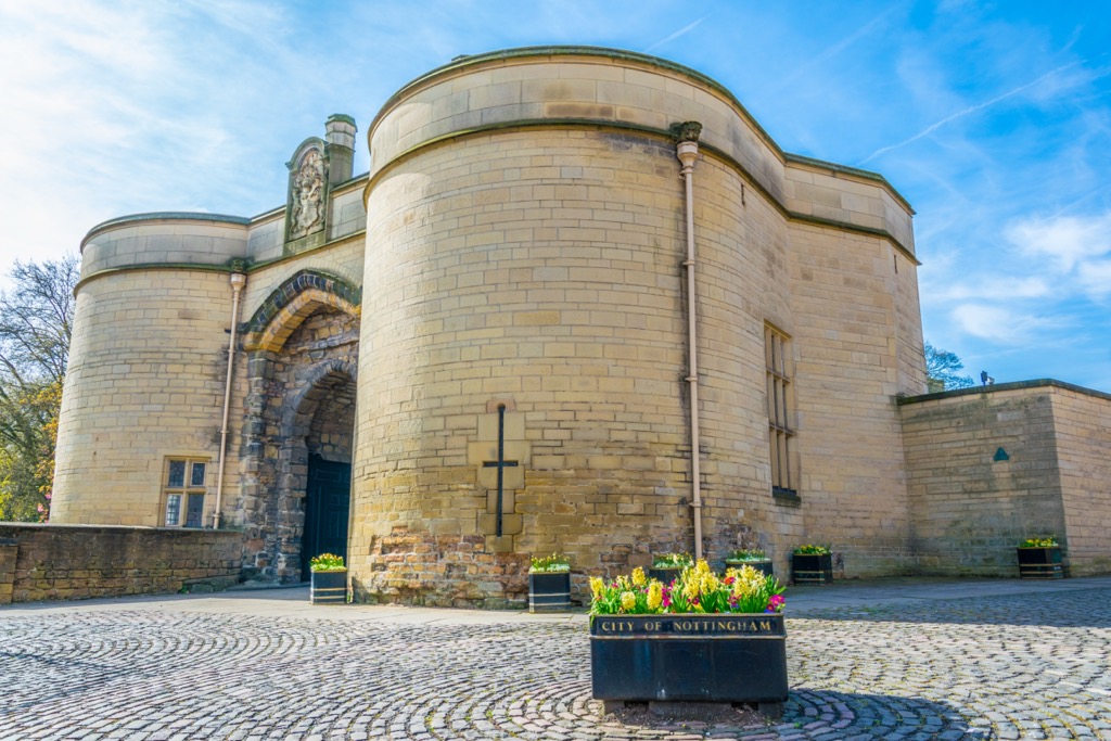 Nottingham Castle dates back to 1068 and was most recently restored in 2018. Nottingham