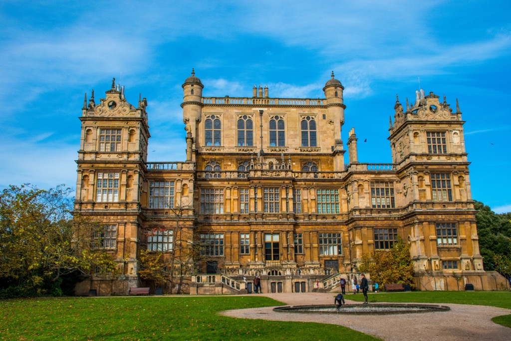 Wollaton Hall was built in the 1580s for industrialist Sir Francis Willoughby. Nottingham