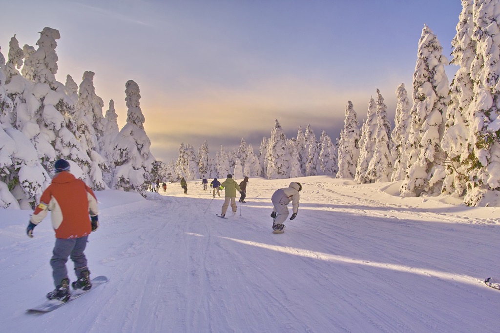 ski, Ōu Mountains, Japan