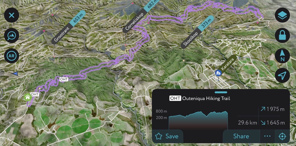 Outeniqua trail, Outeniqua Mountains, South Africa