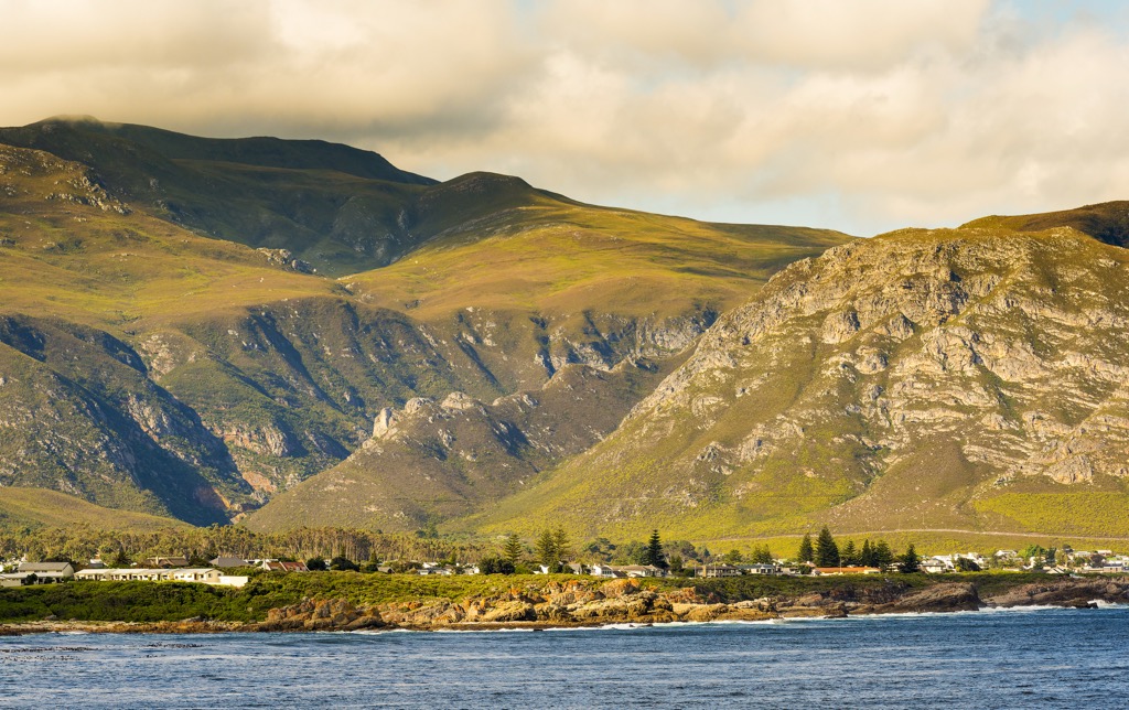 Fernkloof Nature Reserve behind the township of Hermanus. Overberg District Municipality