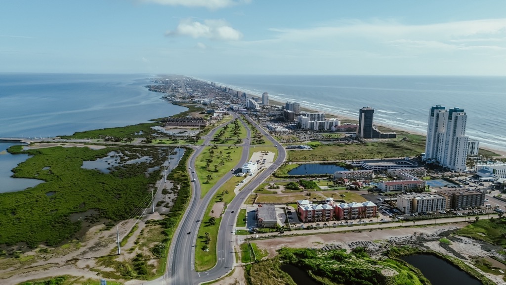 South Padre Island, Texas. Padre Island Seashore