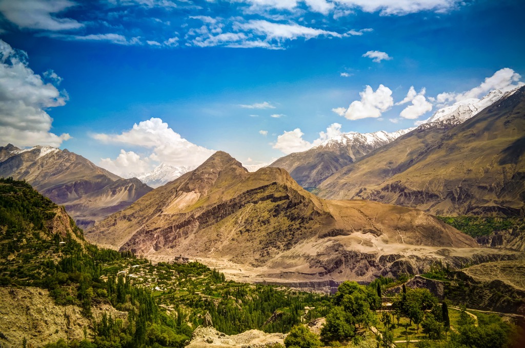 Hunza valley in Gilgit-Baltistan, Pakistan