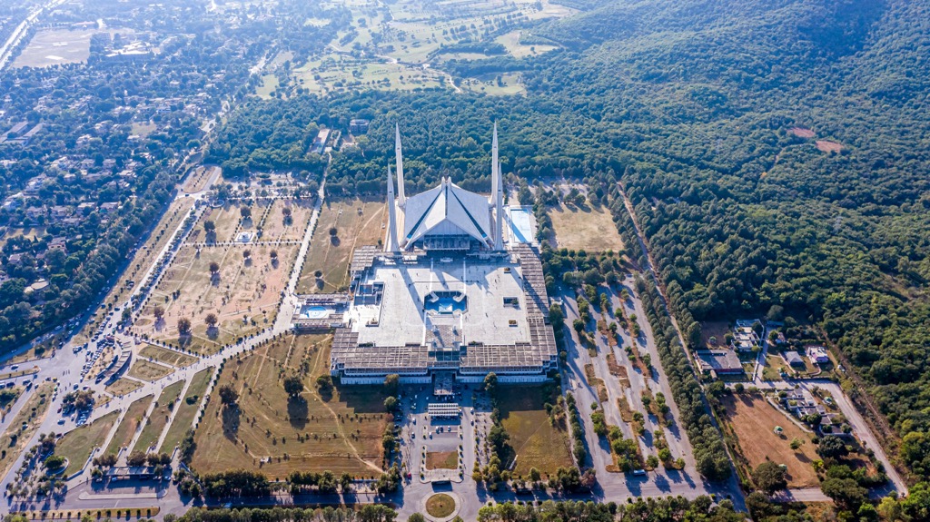 Shah Faisal mosque, Islamabad, Pakistan