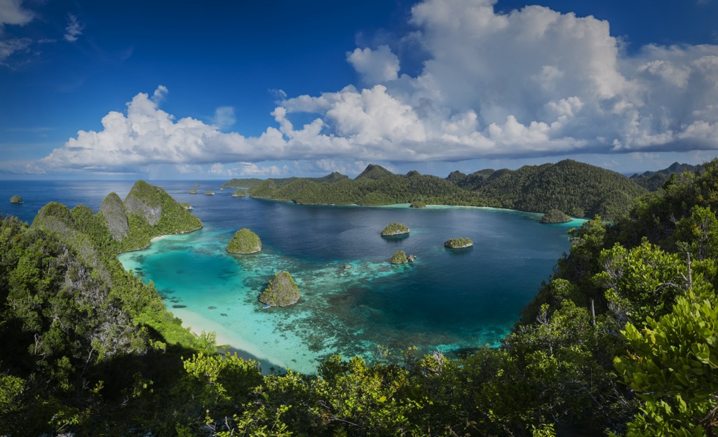Raja Ampat Marine Preserve in Papua New Guinea. Papua New Guinea
