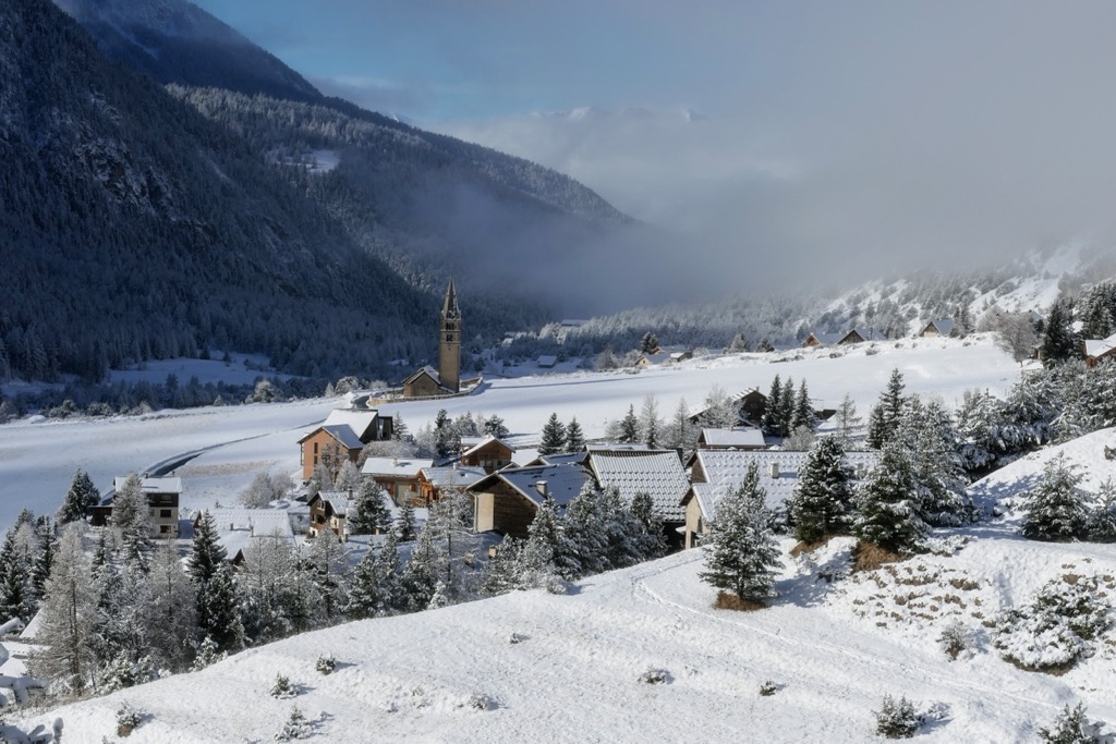The village of Ceillac. Parc Naturel Régional