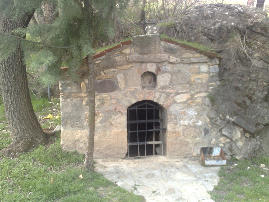 The dwelling where Saint Prohor is reputed to have lived in Staro Nagoricane. Pcinja River Valley