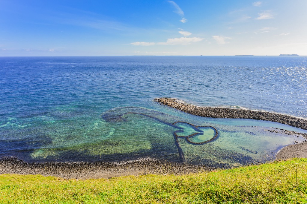 Twin Hearts Stone, Penghu County, Taiwan