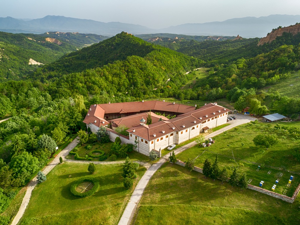 Medieval Orthodox Rozhen Monastery, Pirin National Park, Bulgaria
