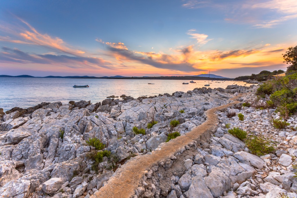 Walking track, Cres Island, Croatia