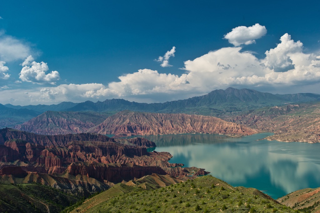 Qinghai Province Mountains