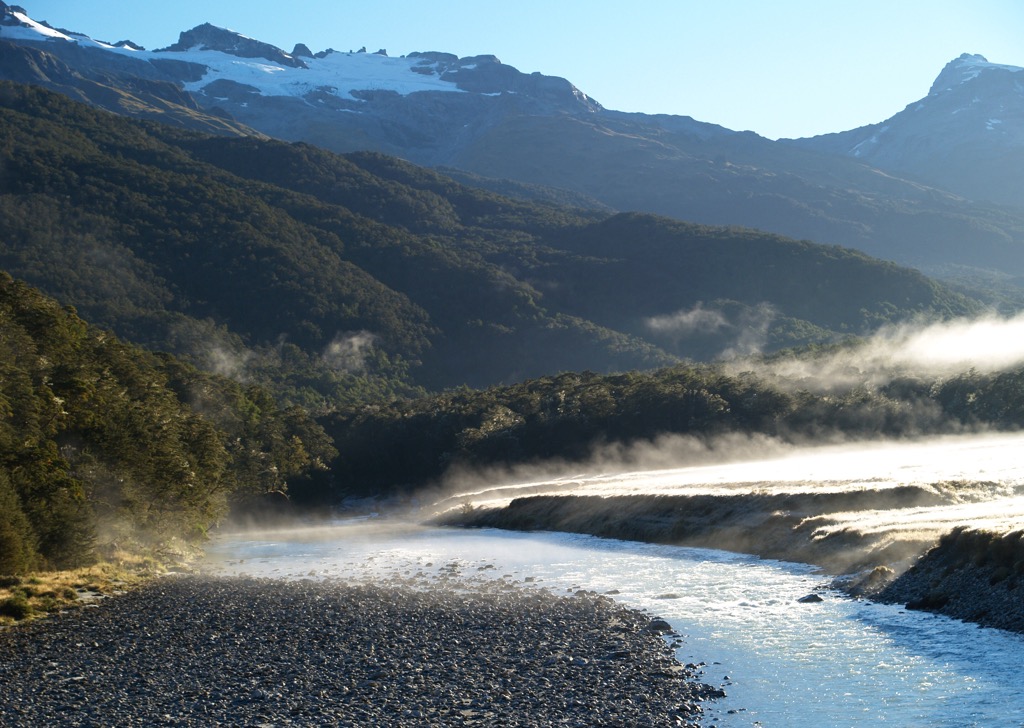 Dart River on Rees Dart Track, Queenstown-Lakes District
