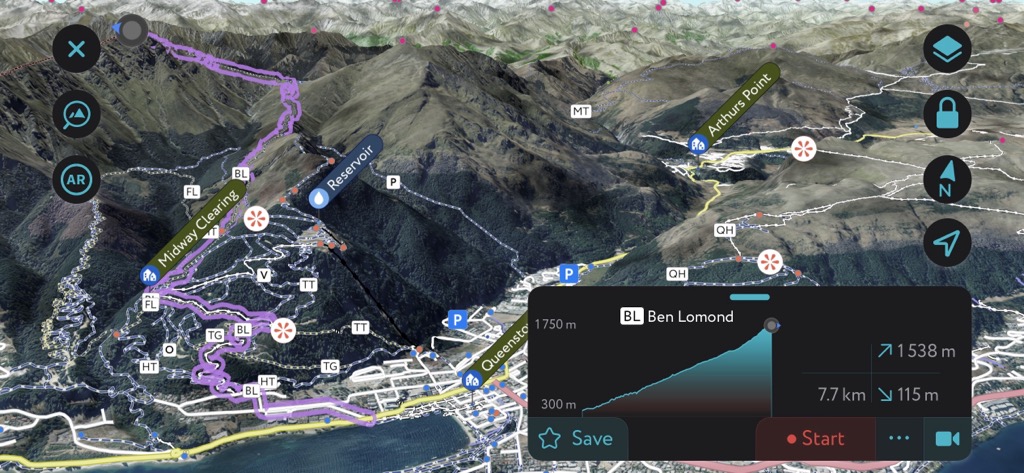 Ben Lomond hiking trail, Queenstown-Lakes District