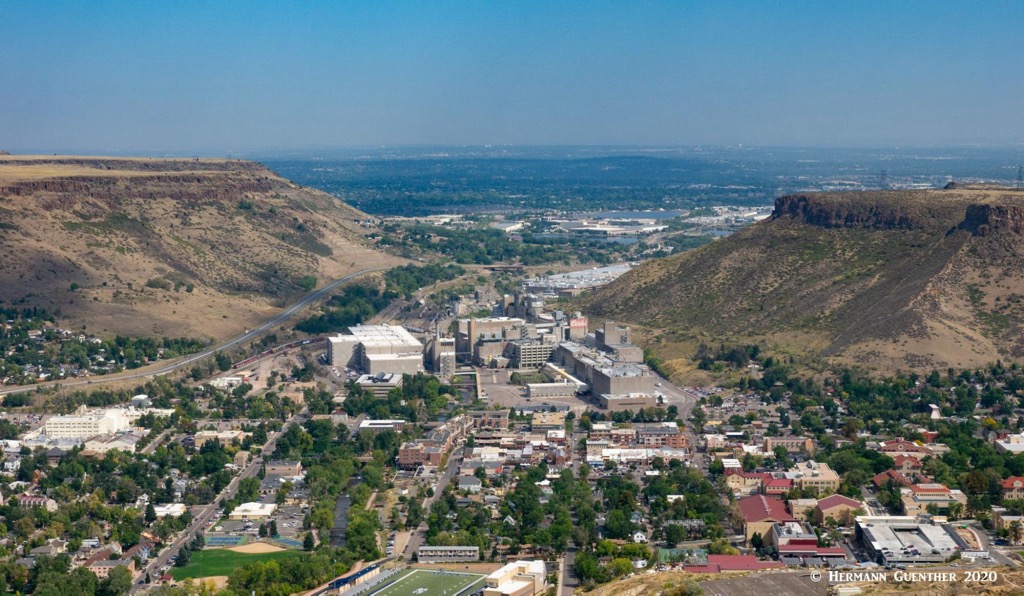 Golden from Lookout Mountain, Red Rocks Park, Colorado