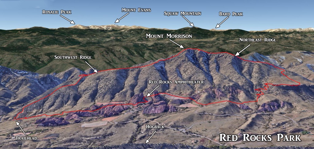 Mount Morrison  Loop, Red Rocks Park, Colorado