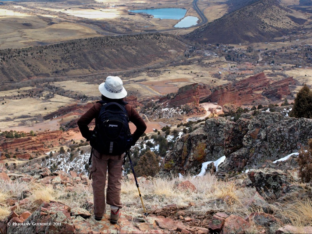 Summit View Toward Amphitheater, Red Rocks Park, Colorado