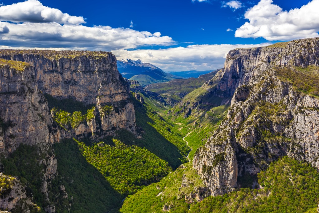 The Vikos Gorge is an example of the region’s impressive geology. Reserve Vrysochori Iliochori