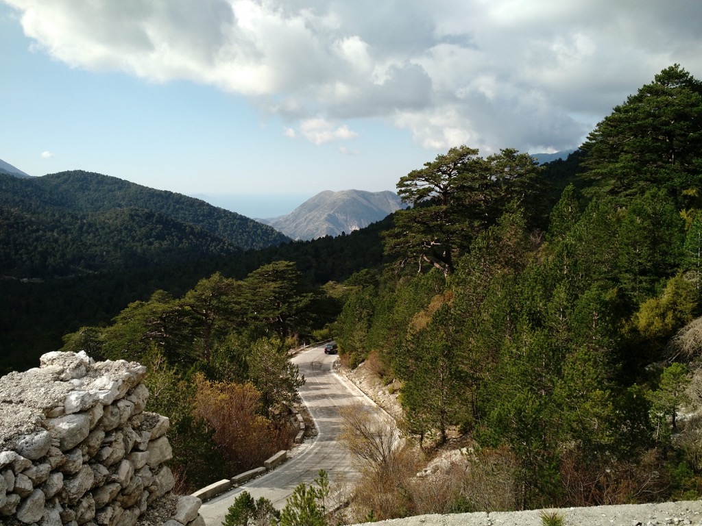Road, Llogara National Park, Albania
