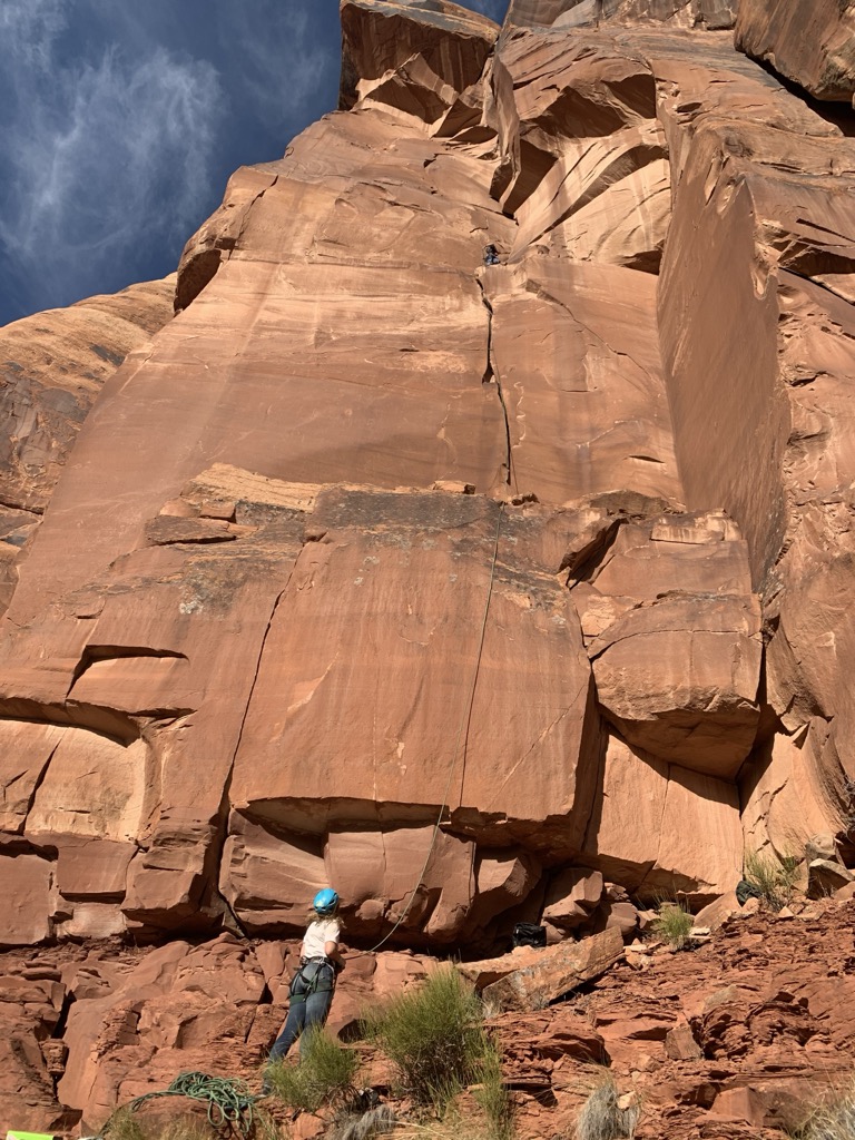 Indian Creek hosts the world’s most famous pure crack climbing. Photo: Sergei Poljak. Rock Climbing