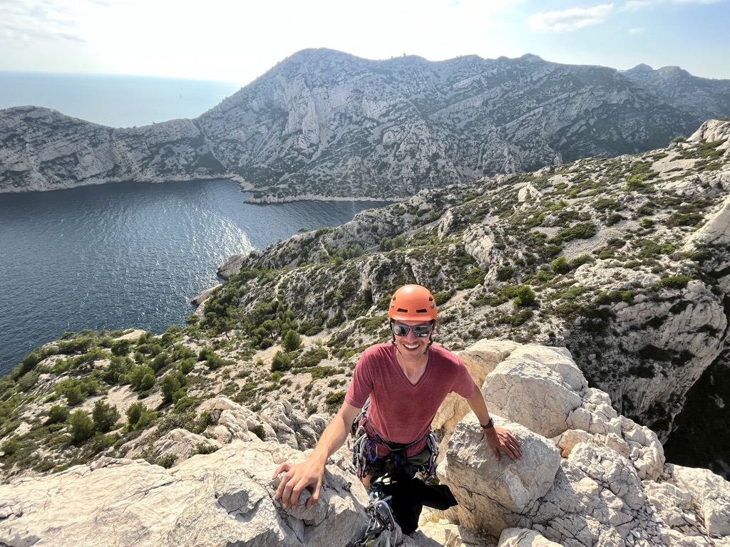 The Calanques, near Marseille, France. Photo: Sergei Poljak. Rock Climbing