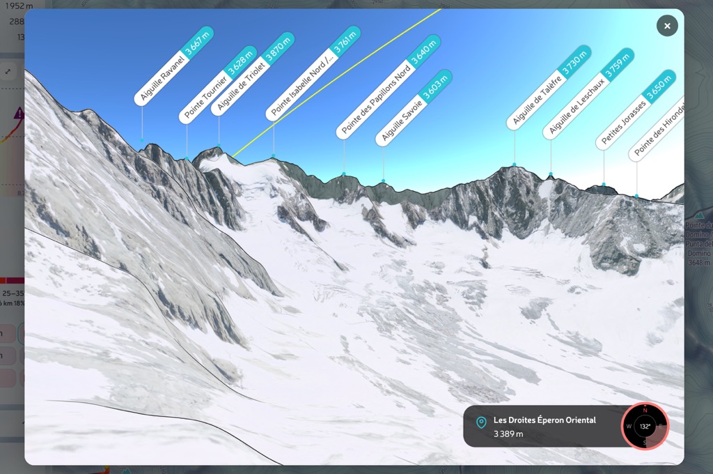 View 3D for a selected Crux segment.
