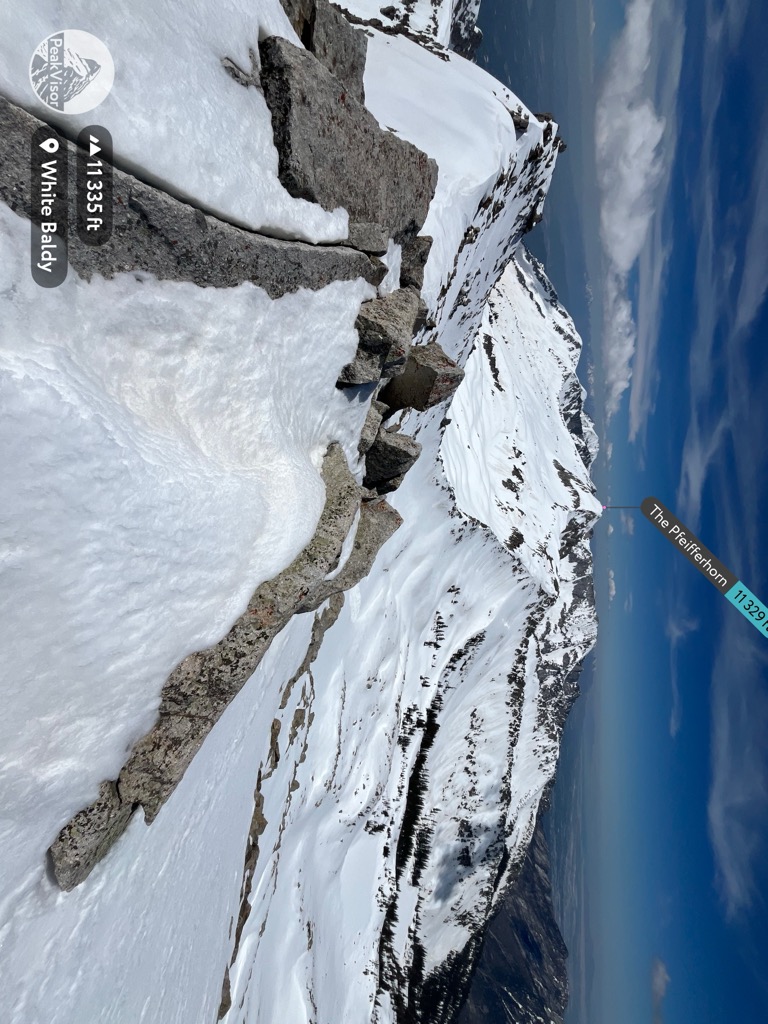 The Pfeifferhorn, viewed from the summit of White Baldy. Photo: Conrad Lucas. Salt Lake County
