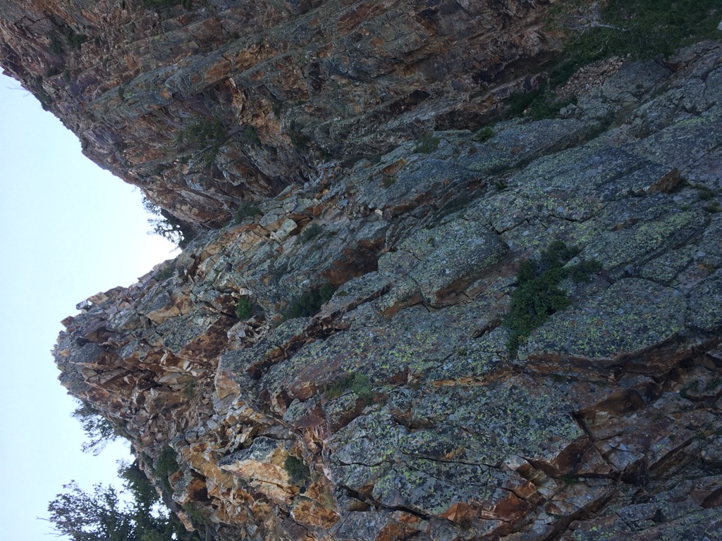 The South Ridge features some exhilarating exposure. Photo: Conrad Lucas. Salt Lake County