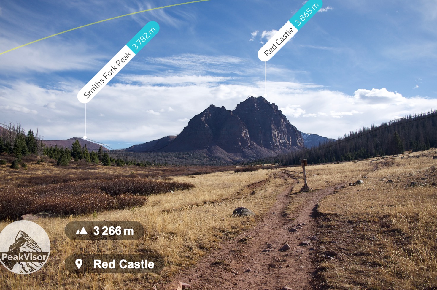 The Uinta Mountains are much more eroded and craggy than the Wasatch. Photo: Conrad Lucas. Salt Lake County