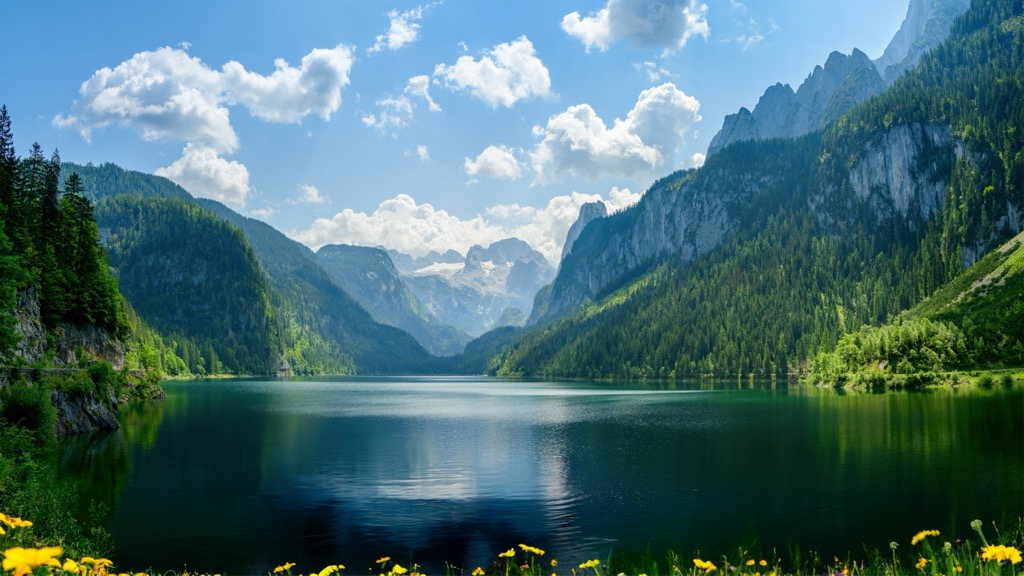 Lakes and mountains define the landscape of Salzkammergut and the Upper Austria Alps. Salzkammergut Upper Austria