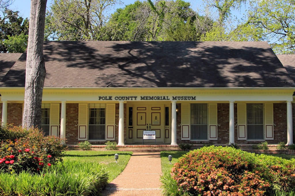 The Polk County Memorial Museum. Sam Houston Forest