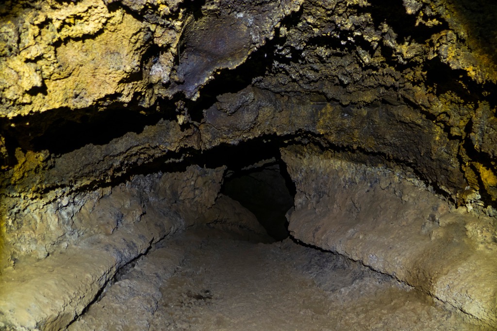 The legendary lava tubes at Cueva del Viento. Santa Cruz Tenerife