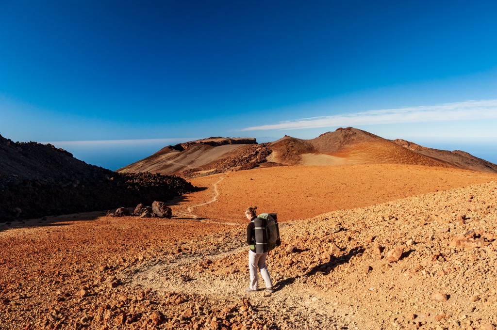 Nearing the summit of Teide. Santa Cruz Tenerife