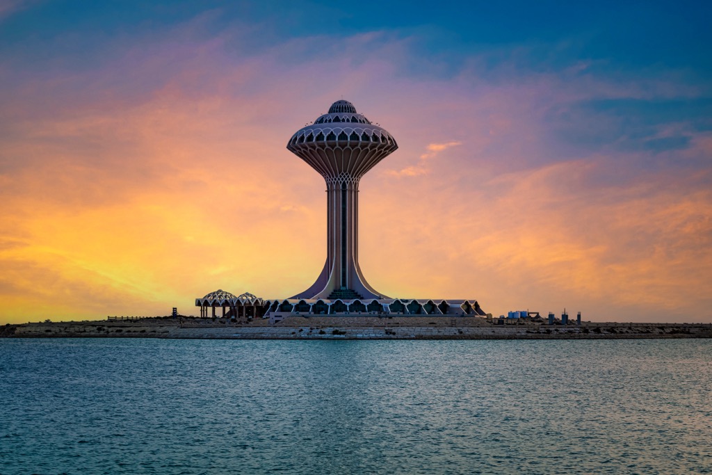 Saudi Arabia, Khobar water tower, Dammam