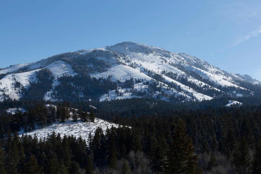 Scout Mountain, Bannock Range, Idaho, USA