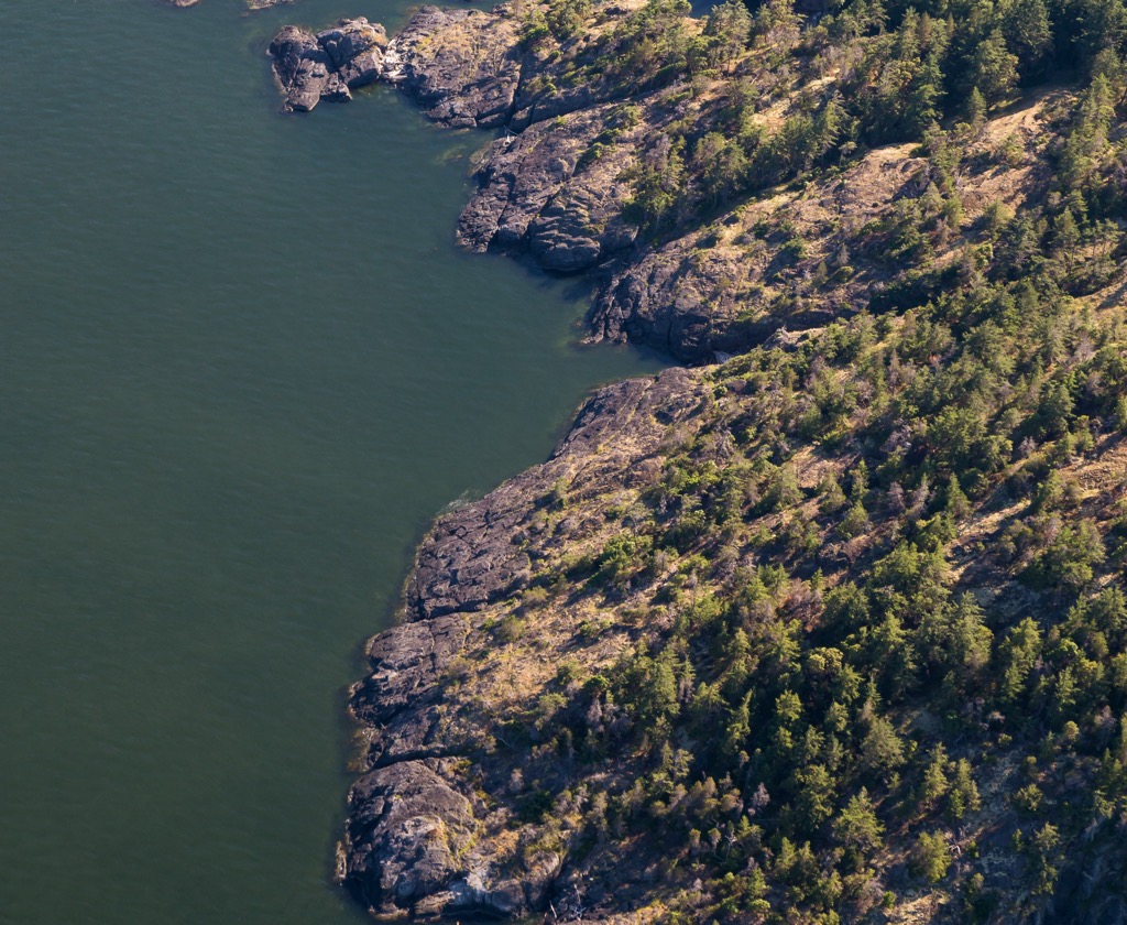 shoreline off Thormanby Island, Simson Provincial Park, British Columbia